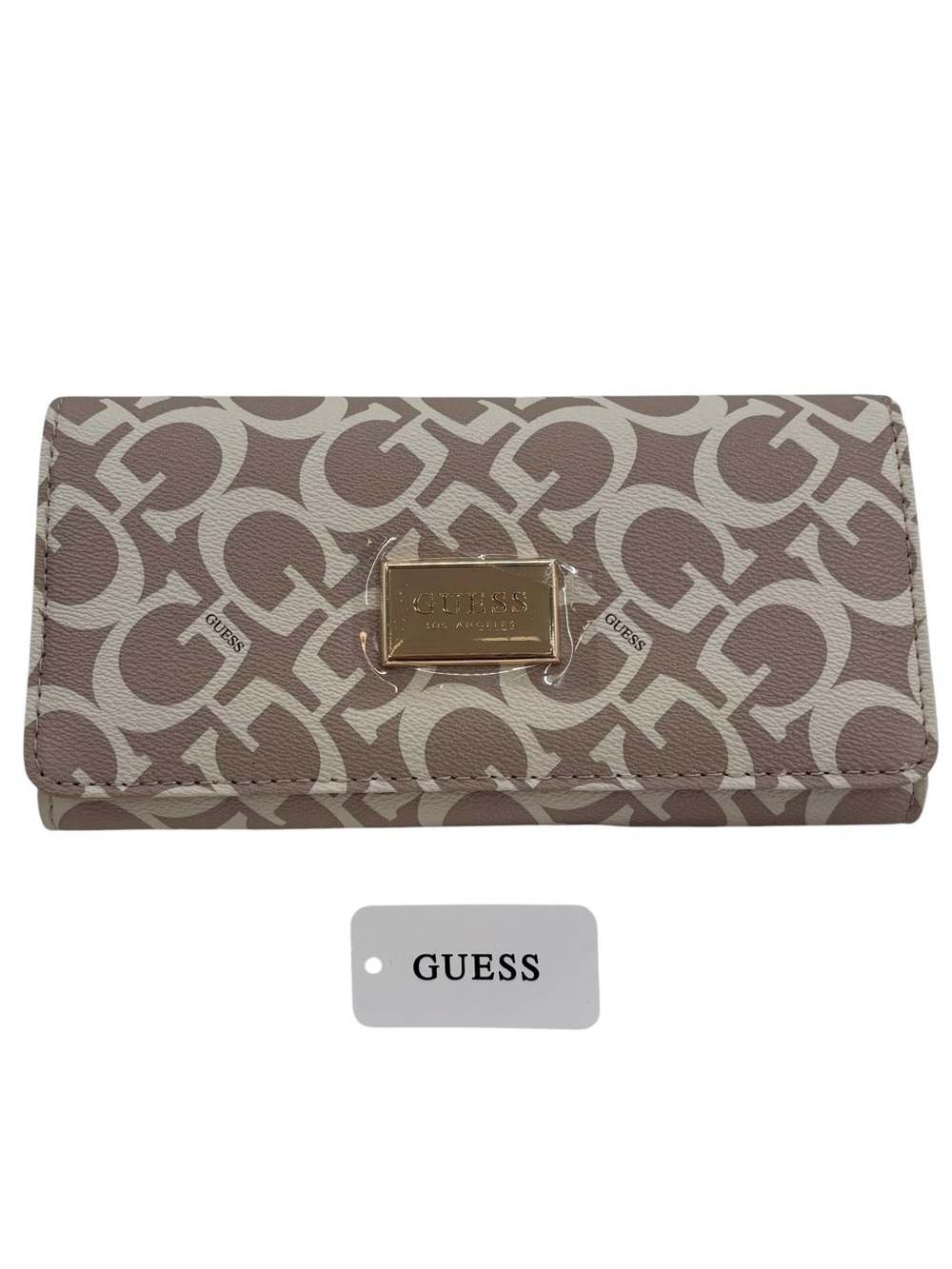 Guess Abree Signature Print Wallet NWT